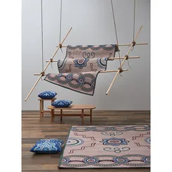 Ковер из хлопка по мотивам эвенских орнаментов из коллекции cultural heritage, 200х300 см