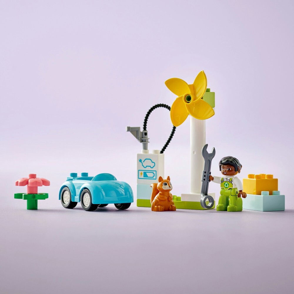 LEGO DUPLO Town — Ветряная турбина и электромобиль (10985) / артикул   10985  / GTIN 5702017416991
