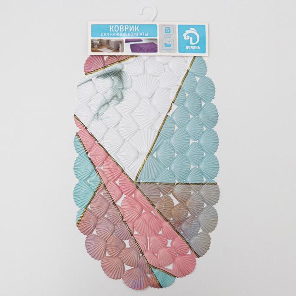 5376092 Коврик для ванны Доляна «Вэг», 35×65 см