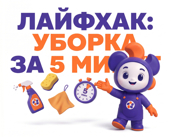 Быстрая уборка «за 5 минут»