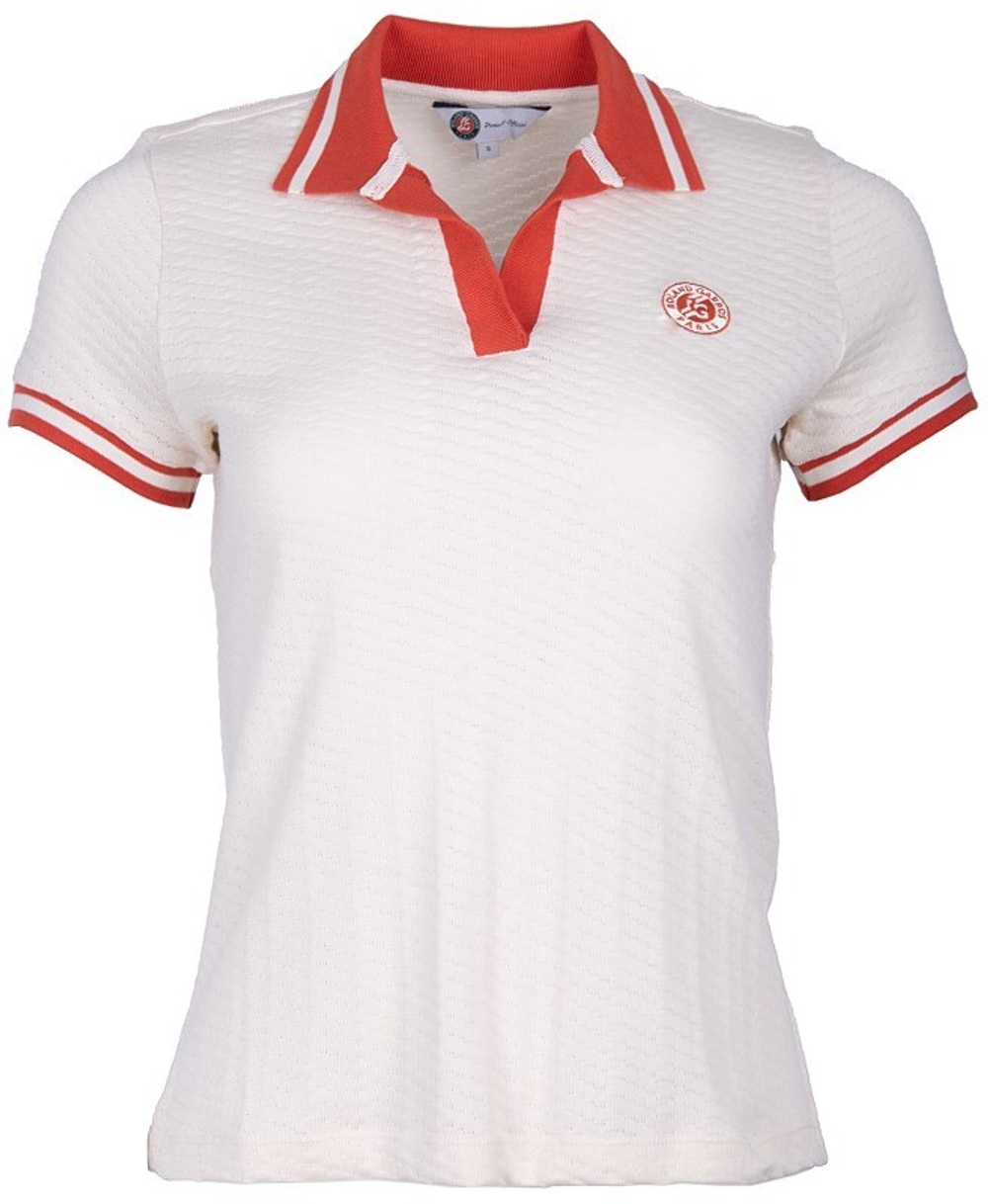 Женское поло Roland Garros Sofia Polo Shirt - белый