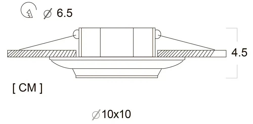 Точечный встраиваемый светильник Arte Lamp