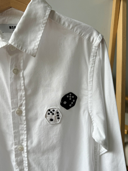 Хлопковая рубашка MSGM, 140