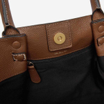 Сумка DeMellier The Midi New York Tan Small Grain Ecru Stitching