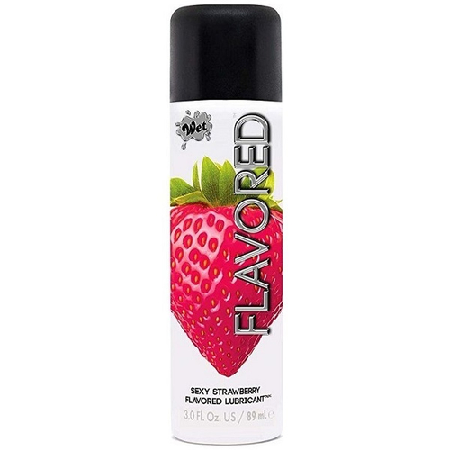 Лубрикант с ароматом клубники Wet Flavored Sexy Strawberry 89мл