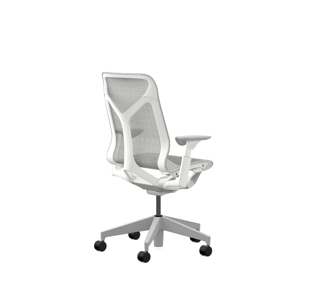 Кресло Herman Miller Cosm, средняя спинка, цвет Mineral, регулируемые подлокотники