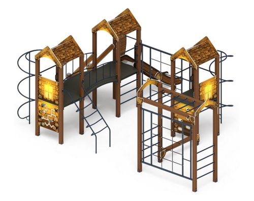 Детский комплекс Городок Эко ДИК 2.01.3.04-02 H=1200