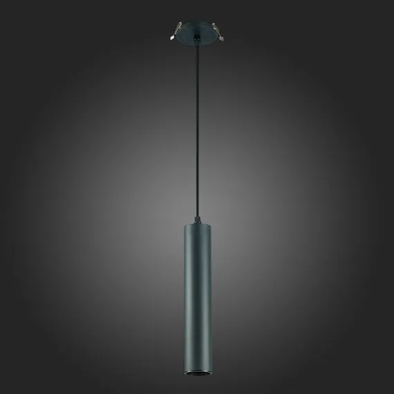 ST151.408.01 Встраиваемый подвесной светильник Черный GU10 1*50W  IP20 D54xH290 220V Без ламп Подвесные светильники