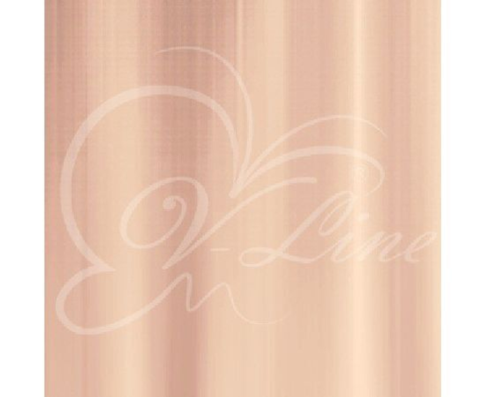 Штора для ванной комнаты 180х180см, 10 колец, водонепроницаемая занавеска в ванную, полиэтилен, бежевая 0811/6671 Вилина