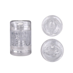 Мастурбатор Erokay Joy Cup M303 – двусторонний, прозрачный, 11,2 см