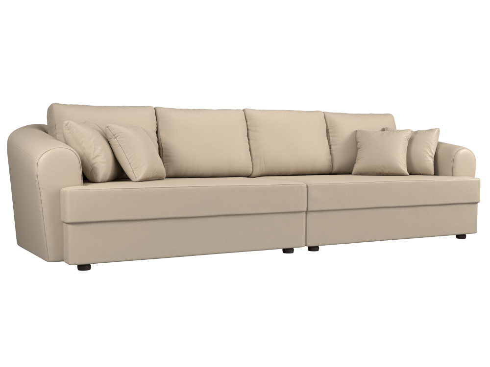 Диван прямой Милтон, Бежевый, Экокожа, 100668