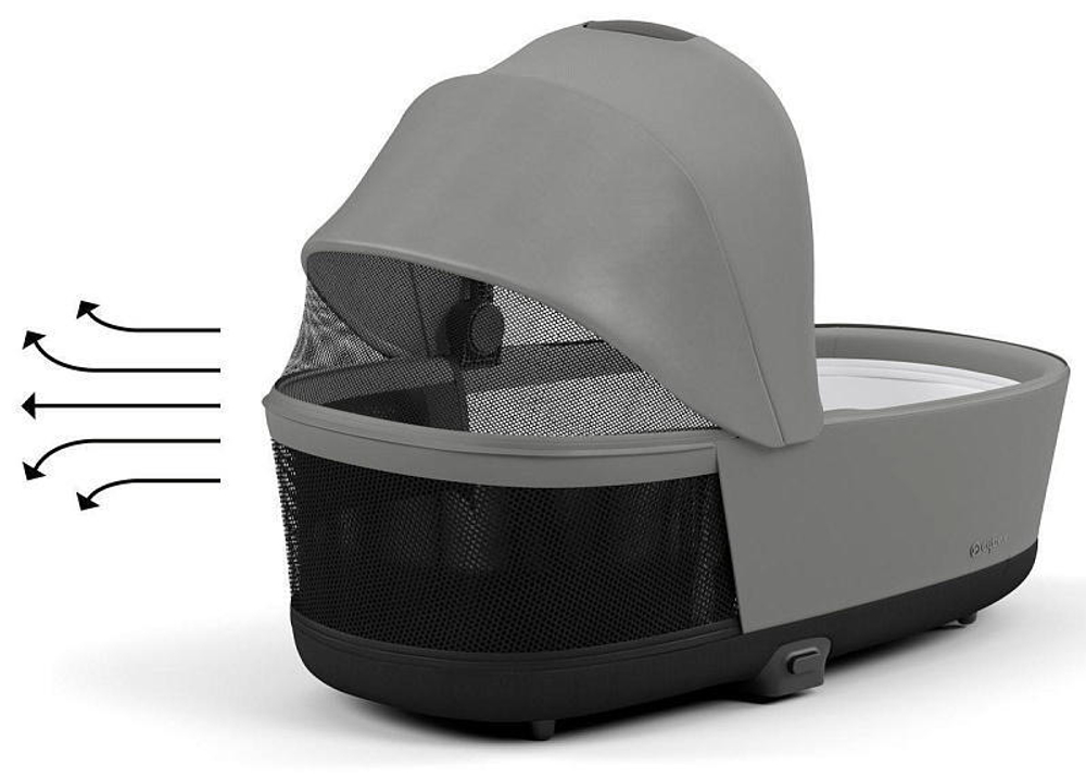 Коляска 3 в 1 Cybex Priam IV Chrome Brown complete и автокресло Cloud T i-Size Platinum White Plus Mirage Grey