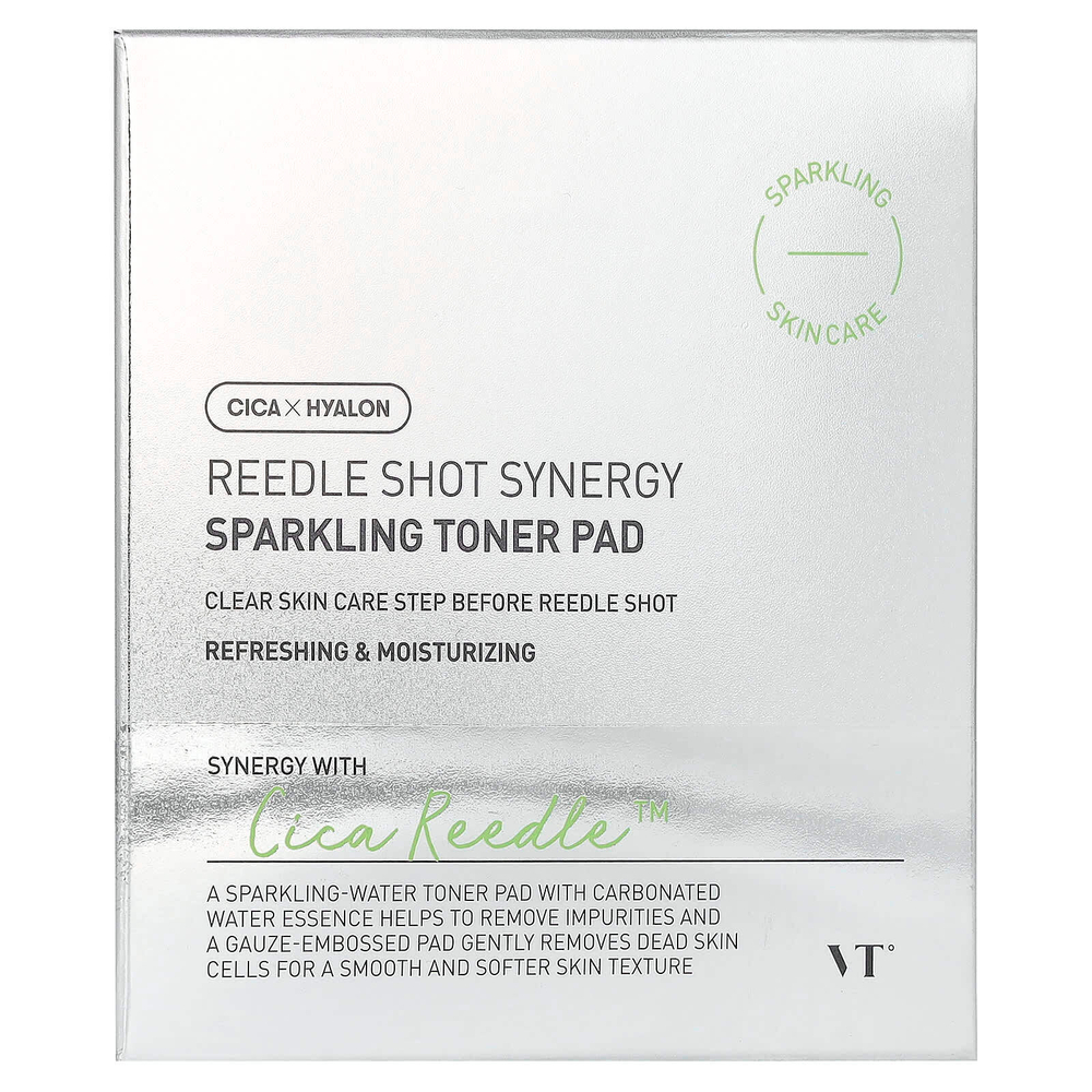 VT Cosmetics, Reedle Shot Synergy, спонжи с блестками, 80 спонжей