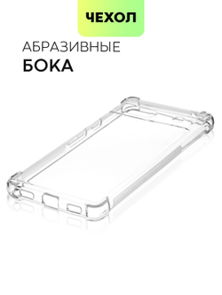 Чехол BROSCORP для Google Pixel 7a (арт. PIXEL-7A-HARD-TPU-TRANSPARENT)
