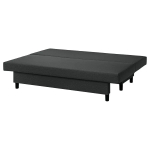 Диван-кровать 3-местный - IKEA ÄLVDALEN/ALVDALEN,  81x82x194см, черный, ЭЛЬВДАЛЕН ИКЕА