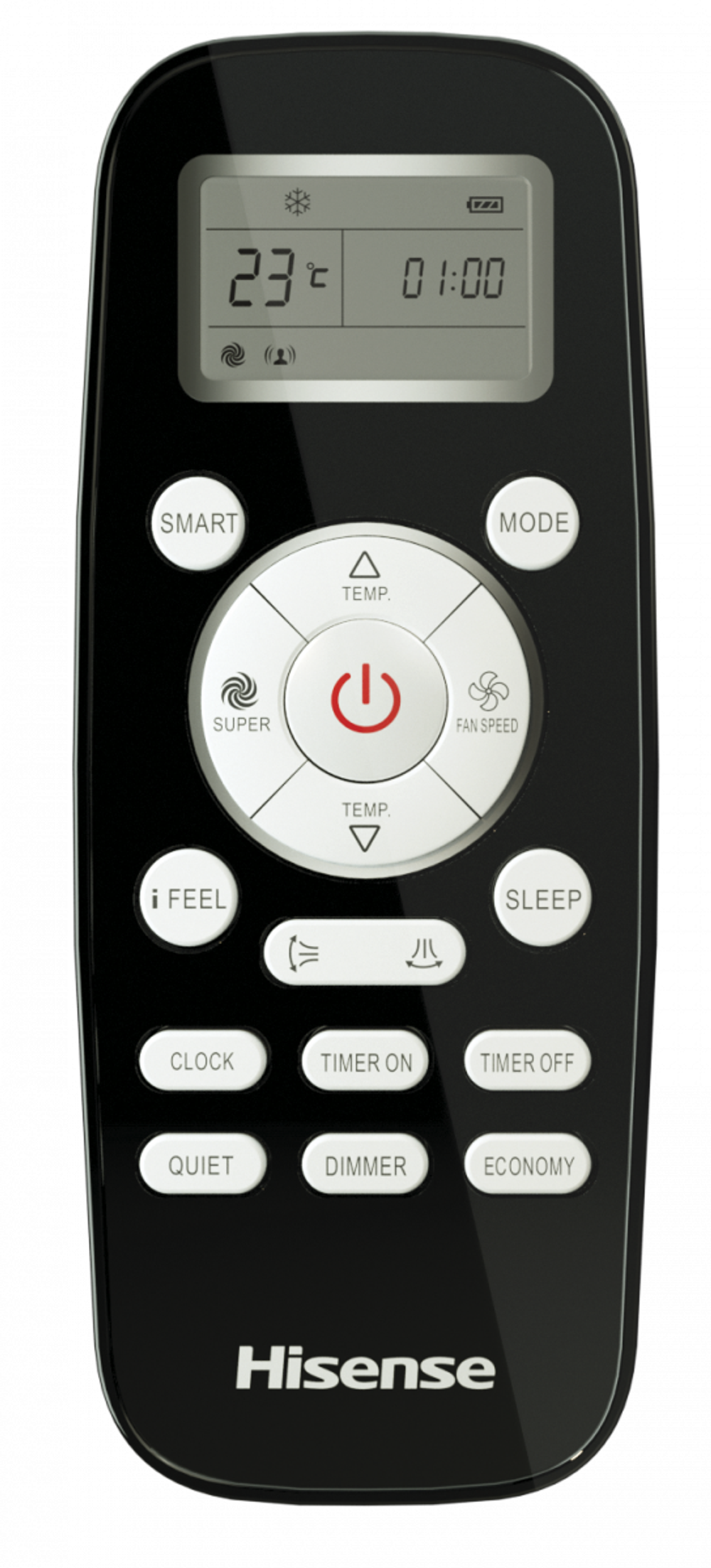 Мульти сплит-система Hisense на 2 комнаты (25+35 кв.м.) Black