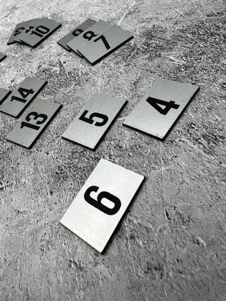 Нумерация гардеробная 1-100