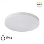 7759/36L MITRA LED SN 107 Светильник пластик/белый LED 36Вт 4000K D400 IP54 GAMMA