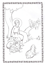 Пастырь словесных овец. Житие святителя Спиридона Тримифунтского. Книга-раскраска