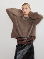 БАЗОВЫЙ РЕМЕНЬ ЗАМША ТЕМНЫЙ ШОКОЛАД