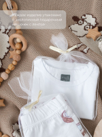 Утеплённый комбинезон Mjölk White, с капюшоном