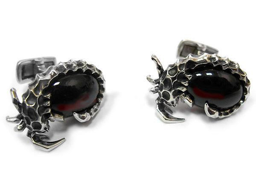 Запонки серебряные Wilde Scorpions AZCL-010