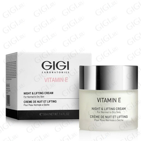 GI-GI Крем лифтинговый ночной GIGI Vitamin E Night & Lifting Cream, 50 мл