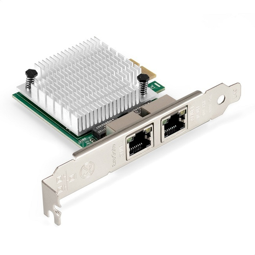 Сетевая карта ExeGate EXE-562, PCI-E, 2xRJ45, 10/100/1000Mbps, Realtek RTL8111F (EX296210RUS)