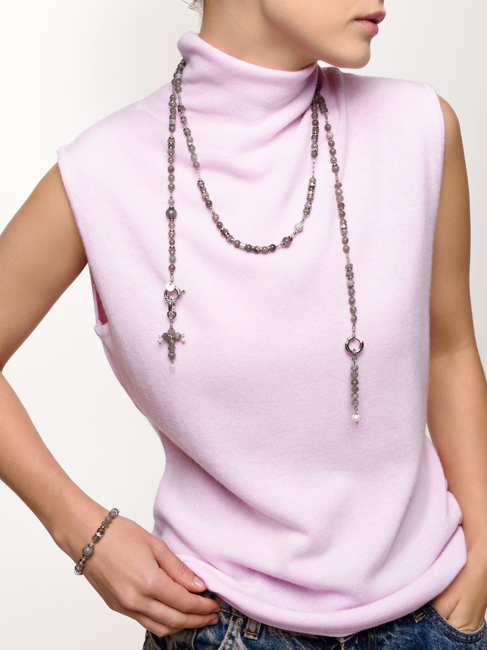 Колье "Sharm Labrador" Silver