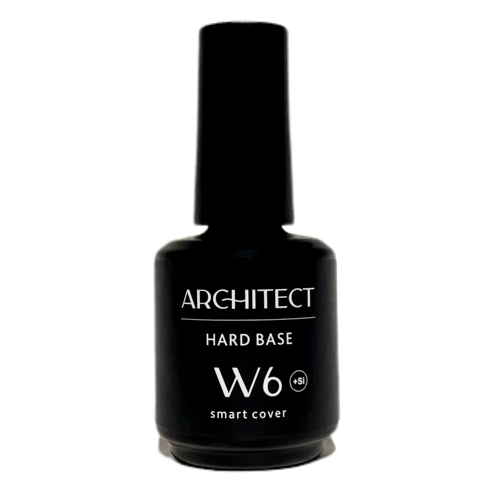 Nail ARCHITECT HARD BASE Прозрачная крепкая каучуковая база для гель-лака с кремнием 15 мл