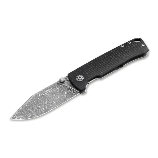 Складной нож Boker 111103DAM Tiger-Damascus c клинком из стали Damascus, рукоять микарта / Stainless Steel