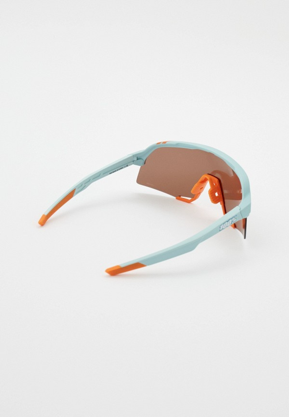 Спортивные очки с диоптриями 100% S3 / Soft Tact Two Tone / HiPER Silver Mirror Lens