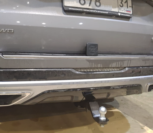 Фаркоп под квадрат для Ford Explorer, 2019-, Бизон.FA 0125-E