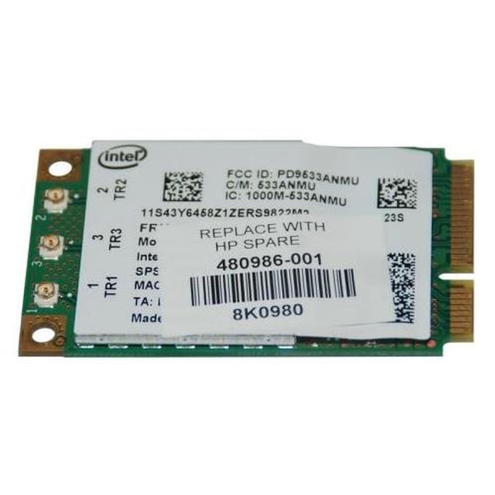 Модем HP WiFi Card Mini-PCIe 802.11 a/b/g/n 43Y6459