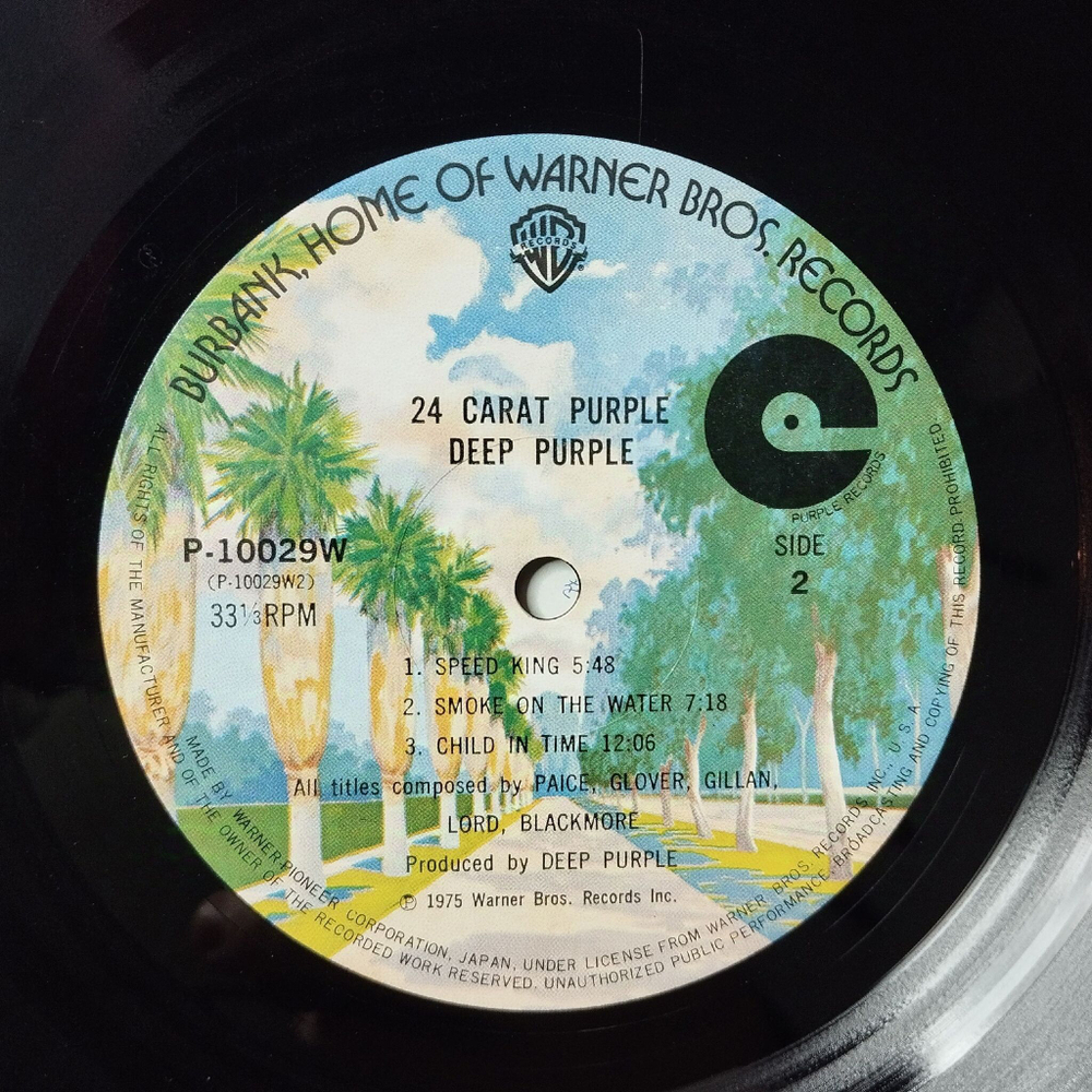 Винтажная виниловая пластинка LP Deep Purple 24 Carat (Japan 1975) (Obi) Strange Kind Of Woman