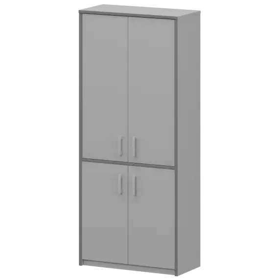 Шкаф комбинированный закрытый А-310/А-610 Серый 770x365x2000 Арго