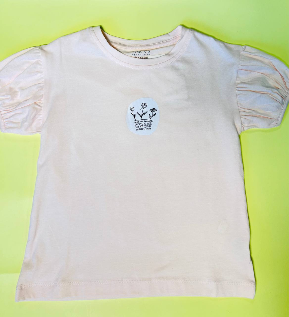 Футболка "Нежный цветок" для девочки