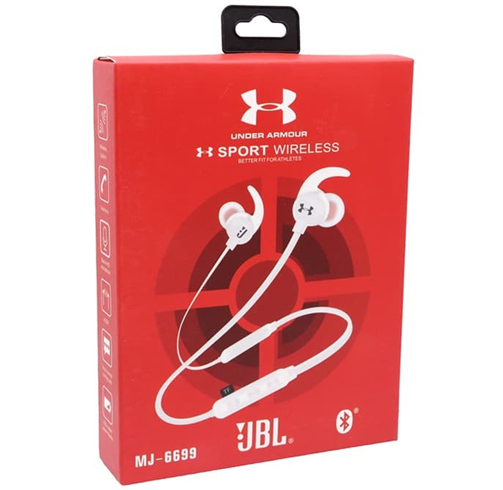 Спортивные наушники Bluetooth JB MJ-6699 (белый)
