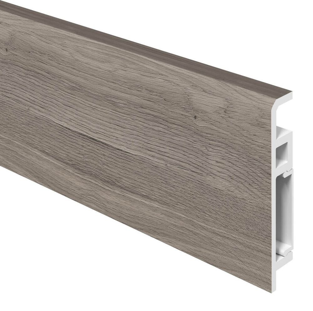 Напольный плинтус ПВХ Foresta Concept Дуб Мавелла дарк FC 027 2000х70х13 мм