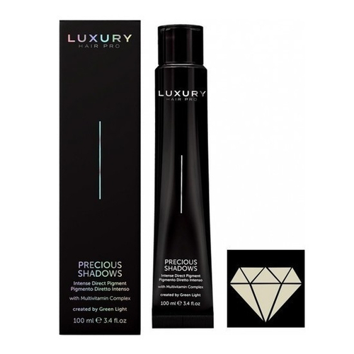 Интенсивный прямой пигмент для волос Оттенок Анти-желтый Green Light Luxury Hair Pro Precious Shadows Intense Direct Pigments 100мл