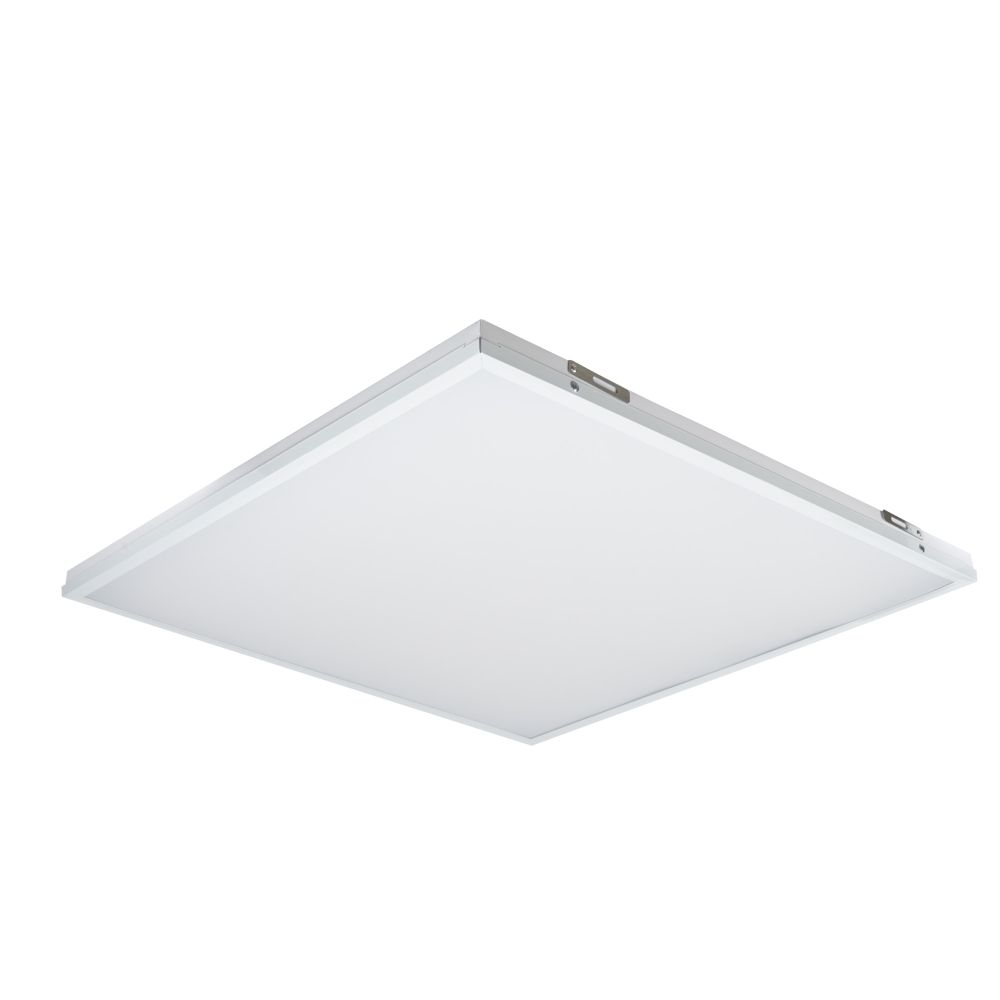 ULP-6060-36W-3000К IP40 GRILYATO OPAL SMOOTH Светильник светодиодный потолочный универсальный. Теплый равномерный свет 3000K. 3500Лм. 588X588x25мм. Корпус белый. В комплекте с и-п. ТМ Uniel