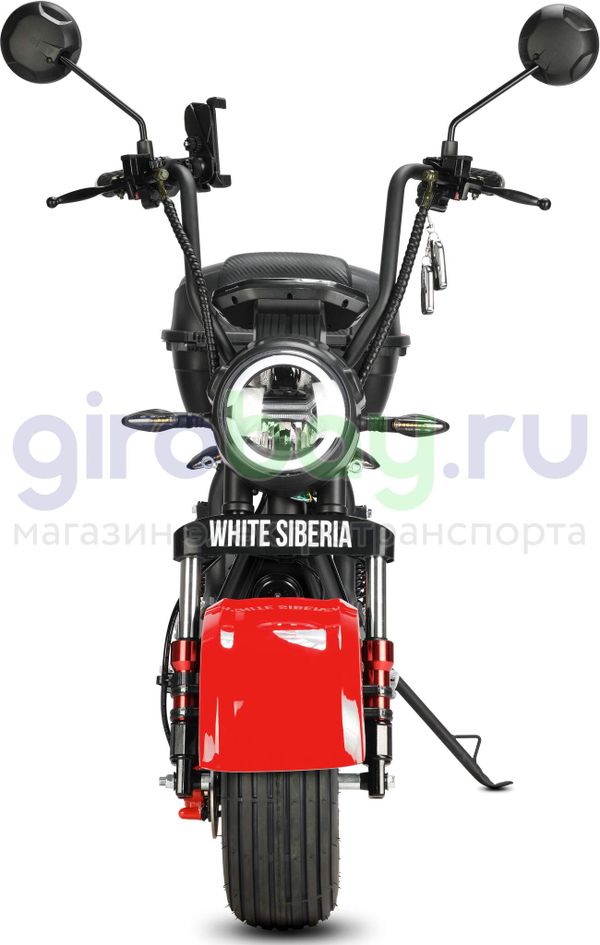 Электроскутер WHITE SIBERIA MINI R 2500w 3.0 (60V/21Ah) - Красный фото №13