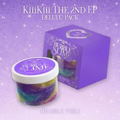 Альбом KiiiKiii - DELULU PACK 2nd EP Album BUBBLE Version LIMITED Edition