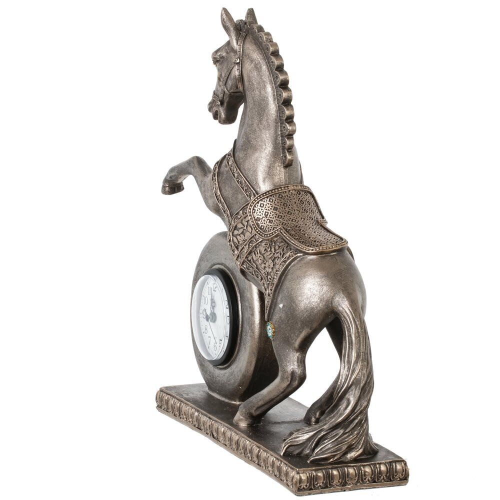 GAEM Фигурка декоративная "Лошадь" с часами (ААх1 н/п), L32 W9,5 H35 см