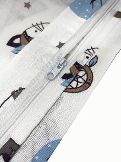 Постельное белье бязь Сказка "Индейцы/Индейцы (компаньон)" 1,5-сп Наволочка 50х70 см 1 шт Простынь на резинке 90x200 смПододеяльник 145x205 см