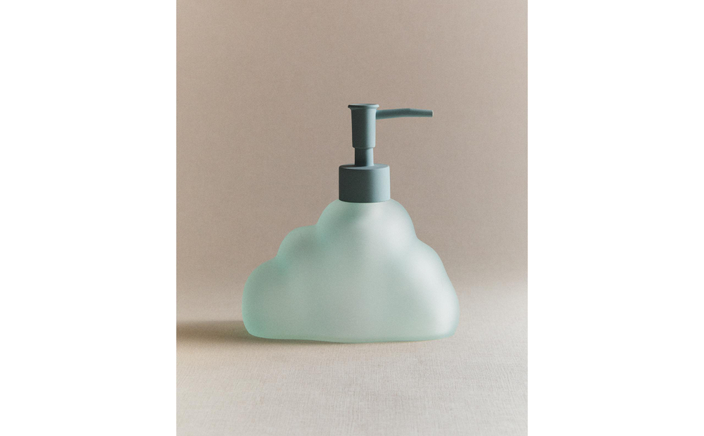 Zara Home мыльница, пластик, синий
