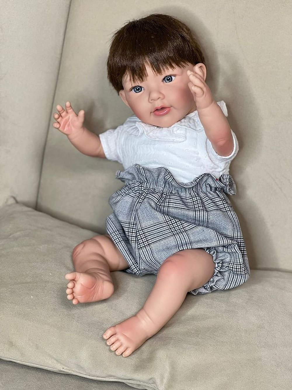 Кукла Nines 48см Guille мягконабивная в пакете (N4800K1)