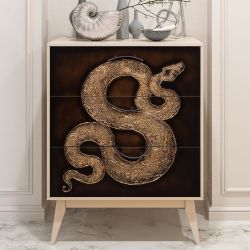 Комод Серпентис с 3 ящиками Айвори