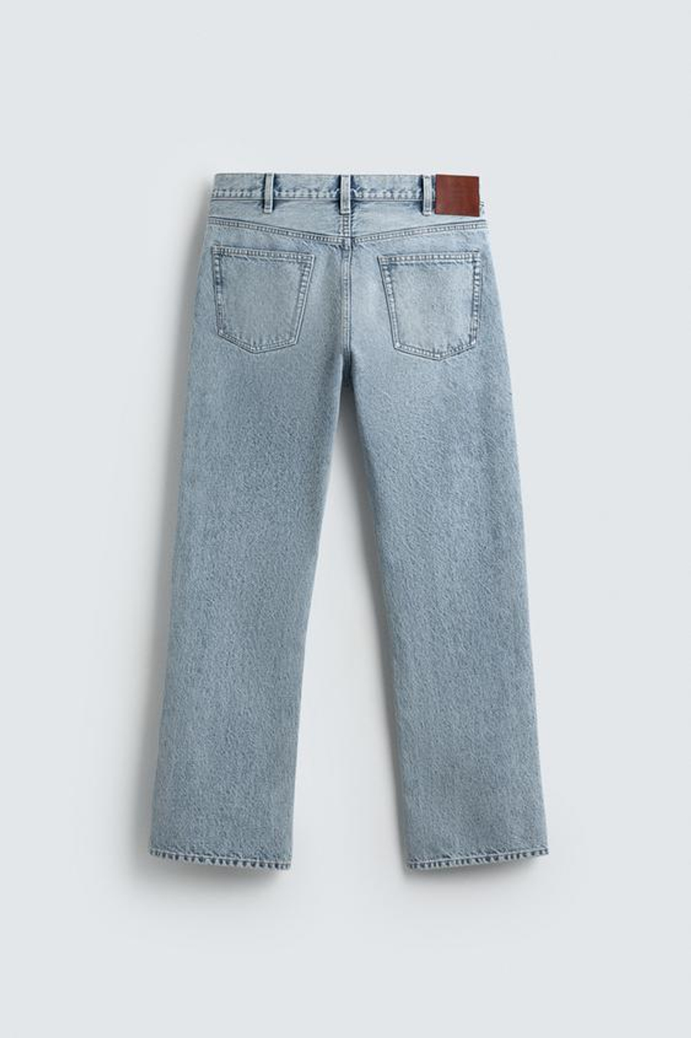 ZARA ДЖИНСЫ STRAIGHT BOOTCUT, ГОЛУБОЙ