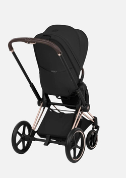 Cybex Priam 5 Style, в цвете Sepia Black (шасси Rose Gold) + автокресло Cybex Cloud G3
